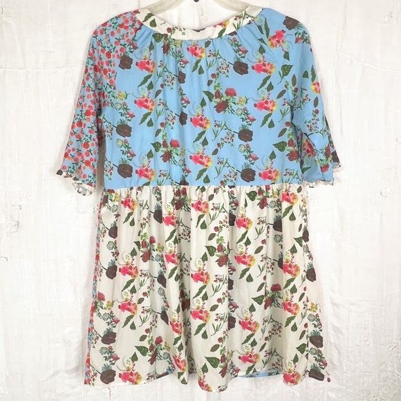 Sweet Floral Crepe Dress or Tunic Sz 2XL 🎉H.P. - Picture 8 of 11